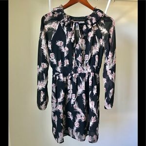 Boutique Feather Boho Dress